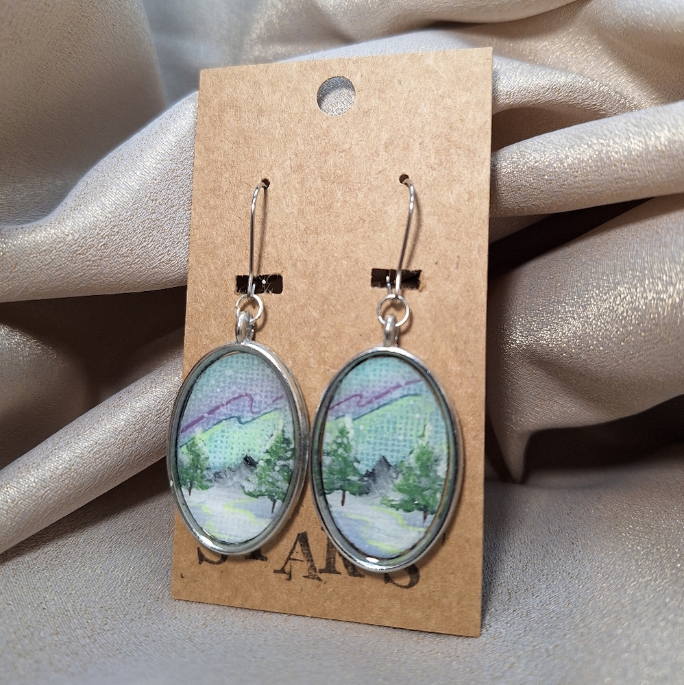 Hand painted earrings